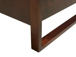 Seng Fyretræ GIULIA 160 x 200 cm Mørkebrun