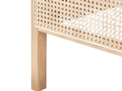 Seng Fyretræ GONFARON 180 x 200 cm Lysebrun