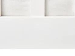 Seng Fyretræ OLENDON 180 x 200 cm Hvid