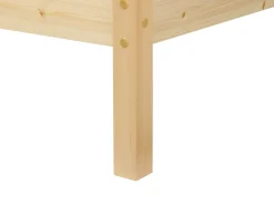Seng Fyretræ VANNES 90 x 200 cm Lysebrun