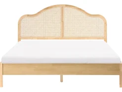 Seng HOUNOUX 180 x 200 cm Lysebrun