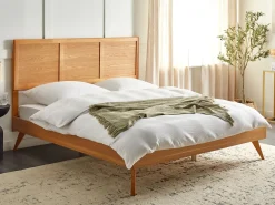 Seng ISTRES 180 x 200 cm Naturlig ask