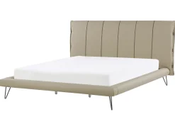 Seng Kunstlæder BETIN 180 x 200 cm Sand Beige