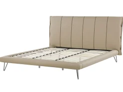Seng Kunstlæder BETIN 180 x 200 cm Sand Beige