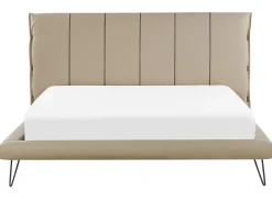 Seng Kunstlæder BETIN 180 x 200 cm Sand Beige