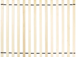 Seng Kunstlæder LIMANTON 140 x 200 cm Guldbrun