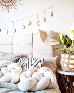 Seng LANNION 180 x 200 cm Lys Beige