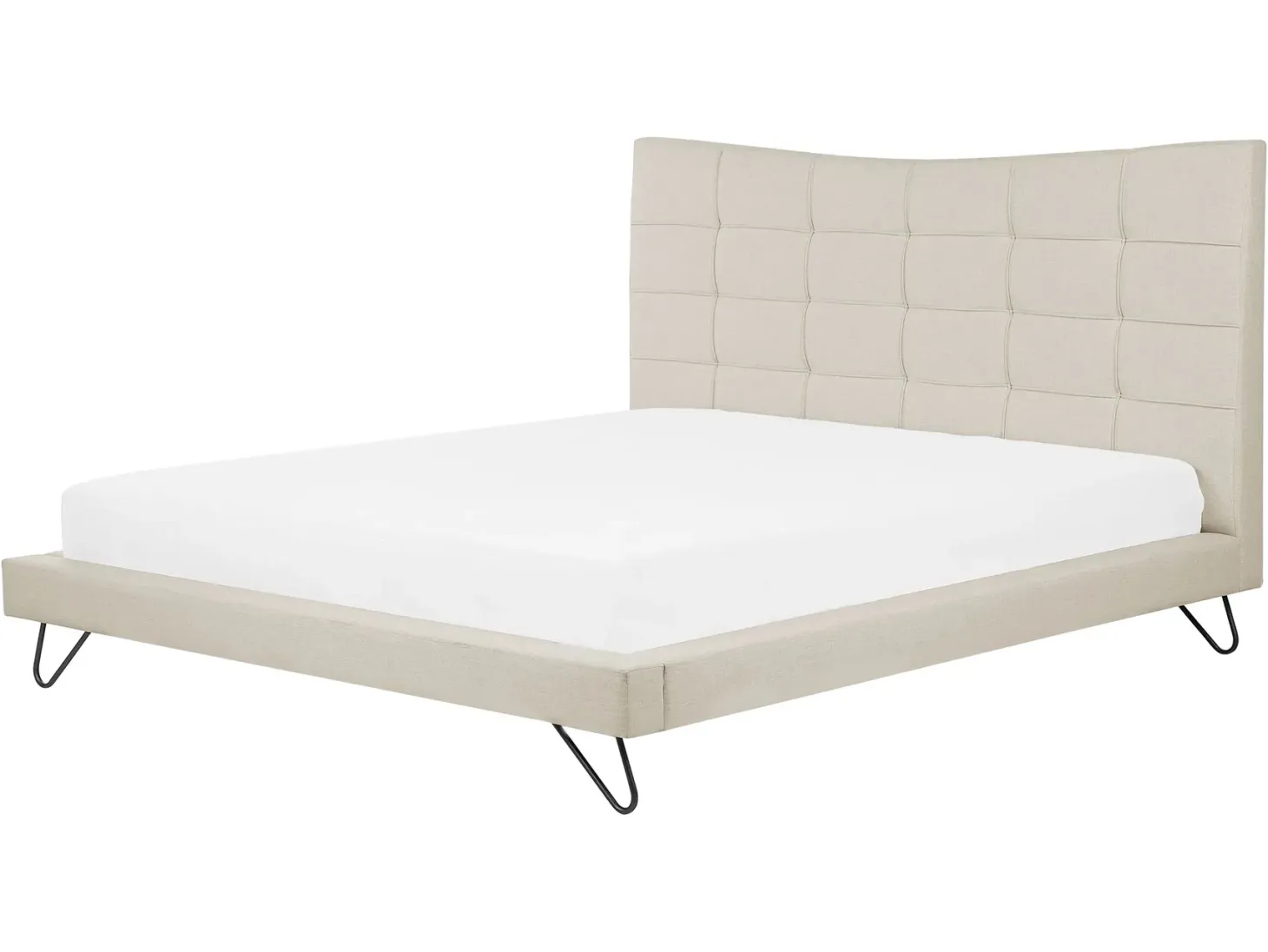 Seng LANNION 160 x 200 cm Lys Beige