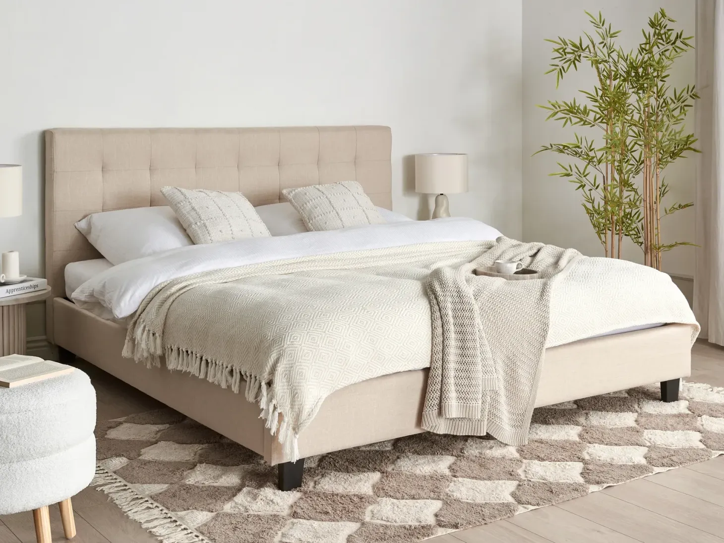 Seng LA ROCHELLE 180 x 200 cm Beige