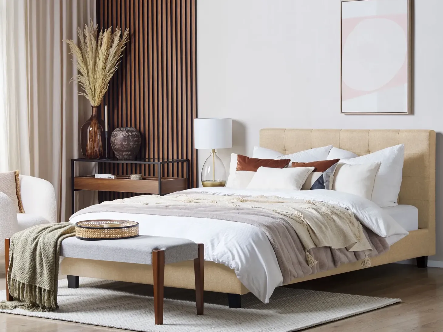 Seng LA ROCHELLE 180 x 200 cm Beige