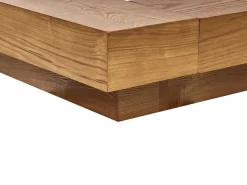 Seng med LED Boucle ZEN 180 x 200 cm LED Naturlig ask