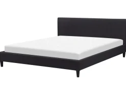 Seng med LED FITOU 180 x 200 cm Sort
