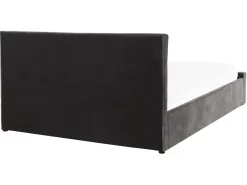 Seng med opbevaring AMIENS Velour Grå 160 x 200 cm