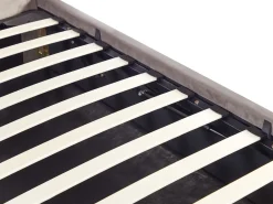 Seng med opbevaring AMIENS Velour Brungrå 180 x 200 cm