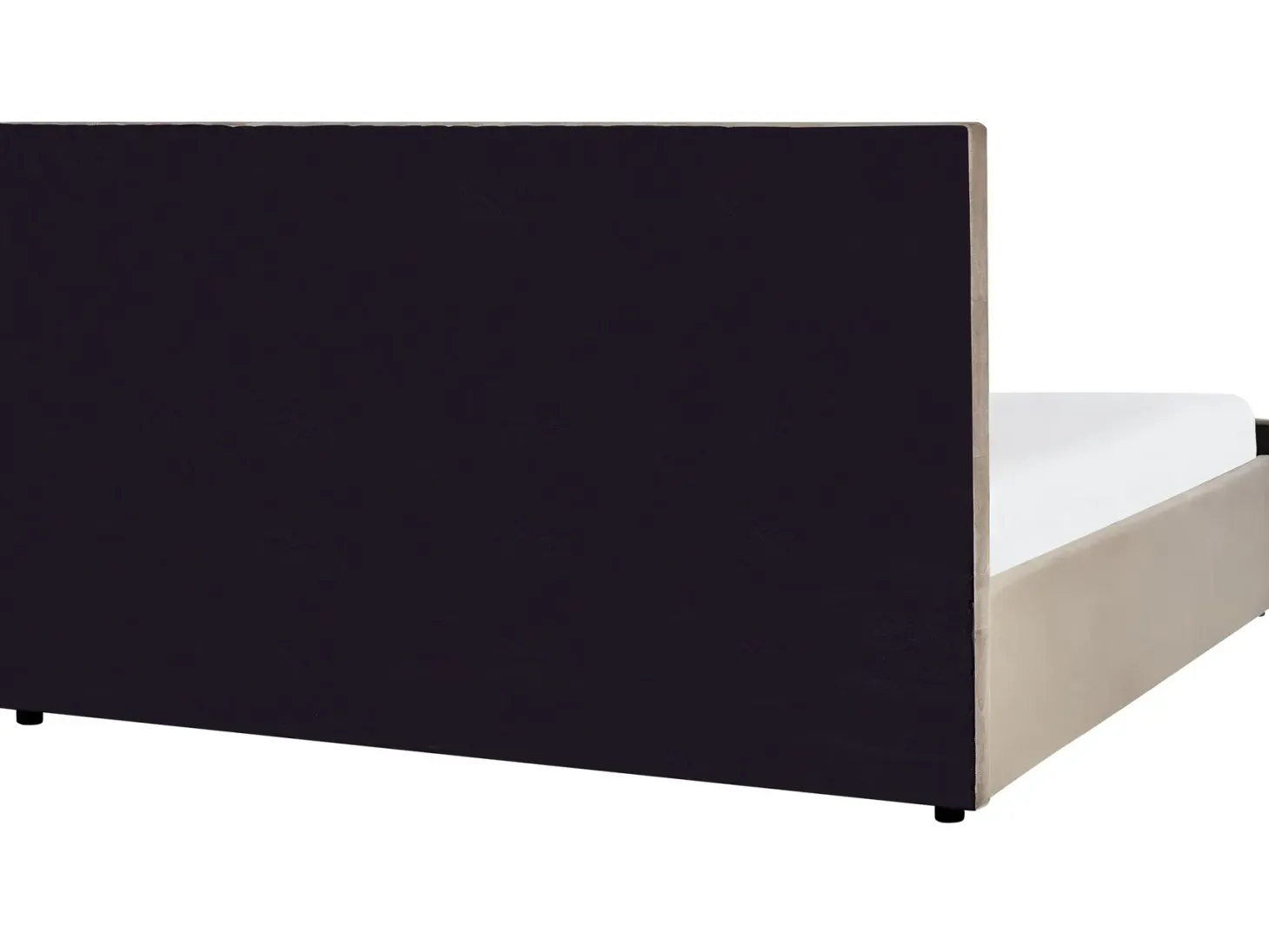 Seng med opbevaring AMIENS Velour Brungrå 180 x 200 cm