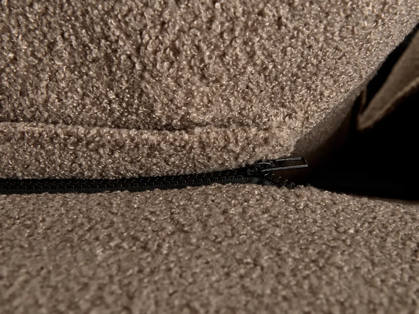 Seng med opbevaring BAJONNA Boucle Brun 180 x 200 cm