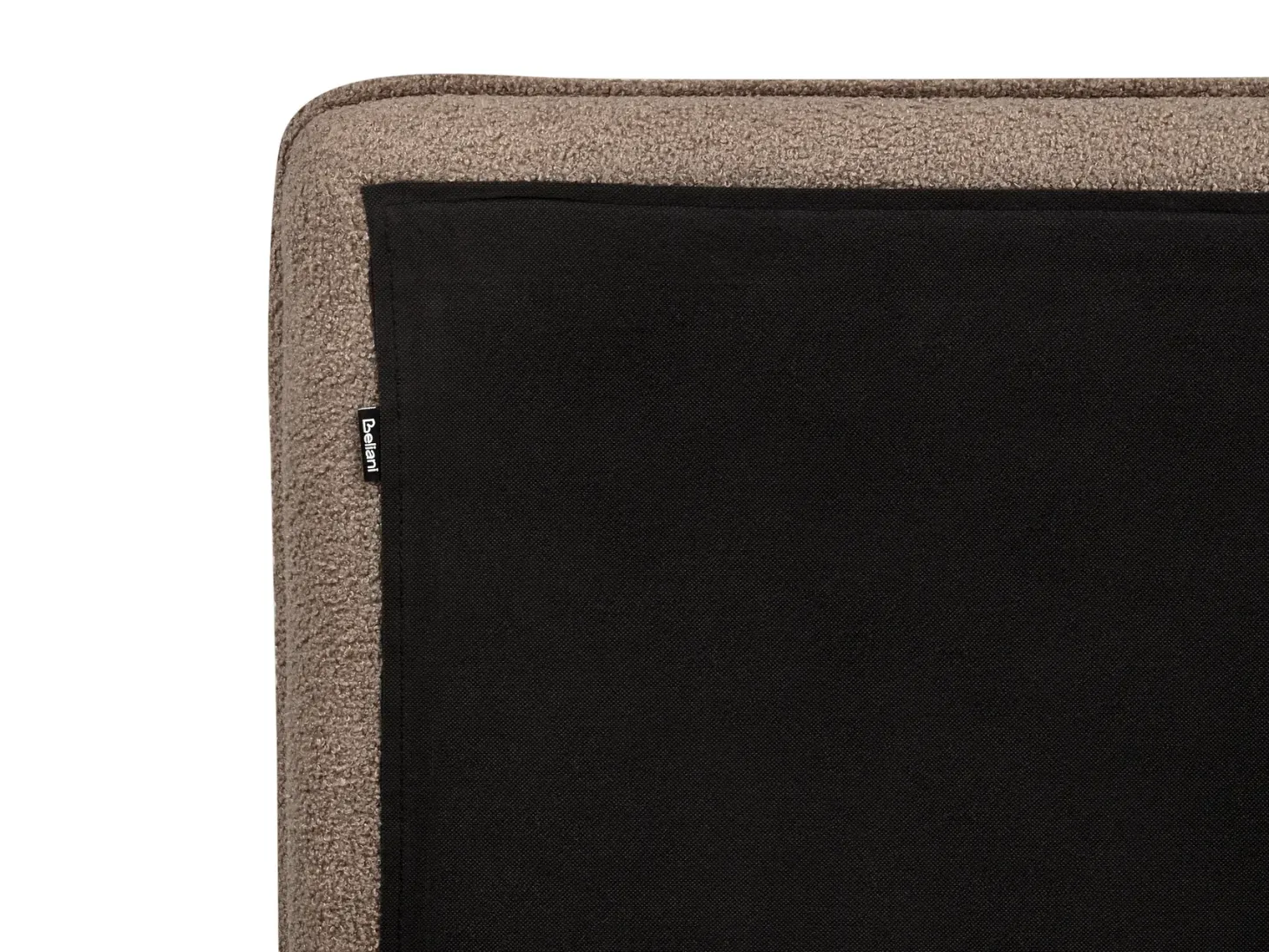 Seng med opbevaring BAJONNA Boucle Brun 180 x 200 cm