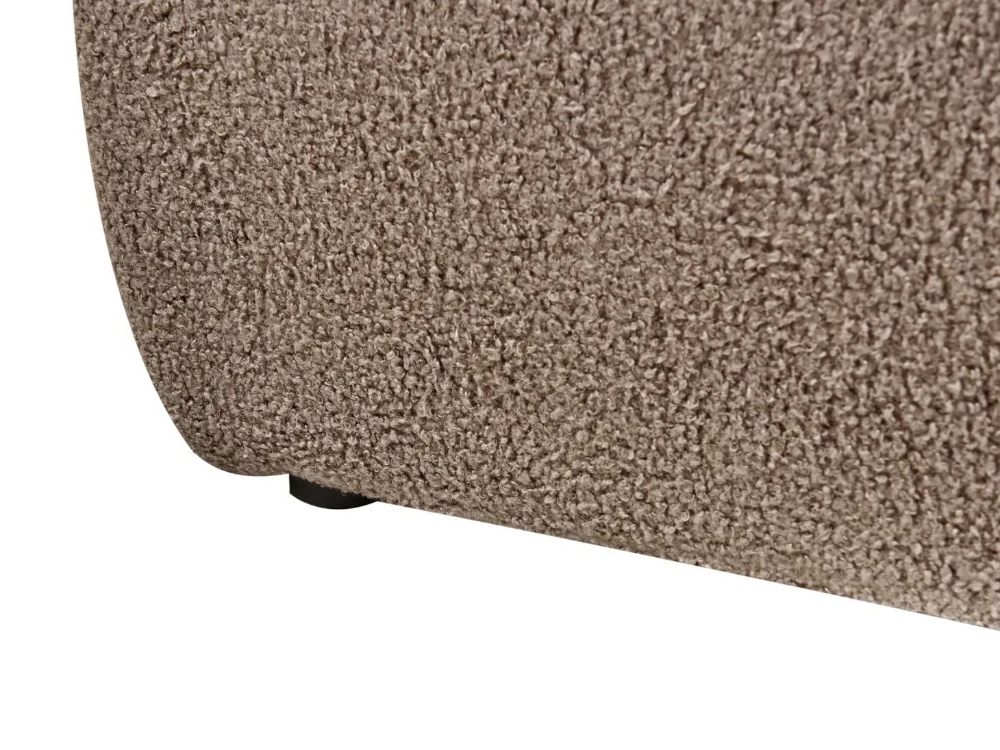 Seng med opbevaring BAJONNA Boucle Brun 180 x 200 cm