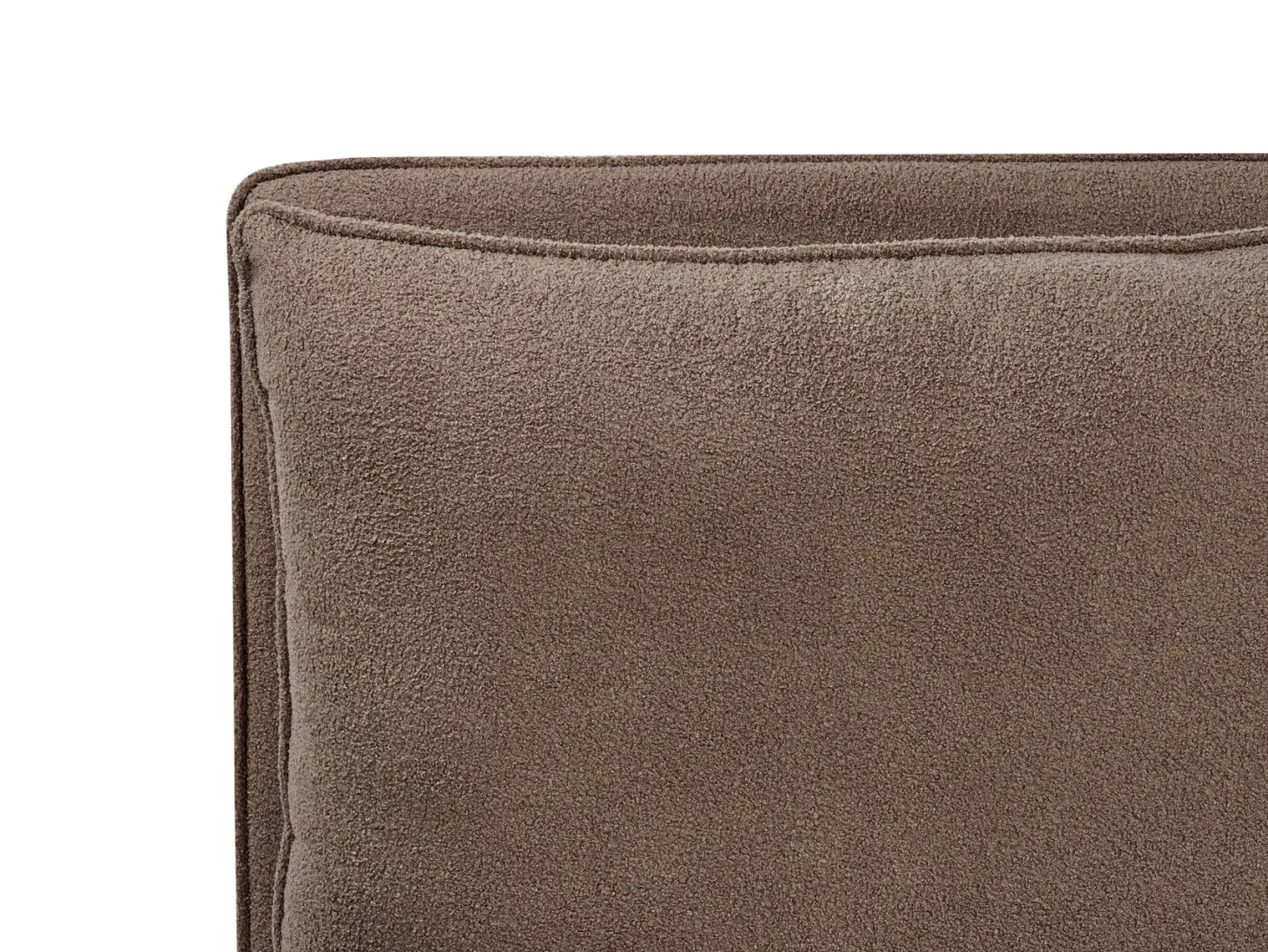 Seng med opbevaring BAJONNA Boucle Brun 180 x 200 cm