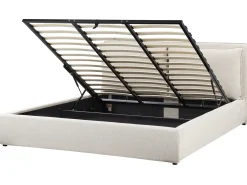 Seng med opbevaring BAJONNA Beige 180 x 200 cm