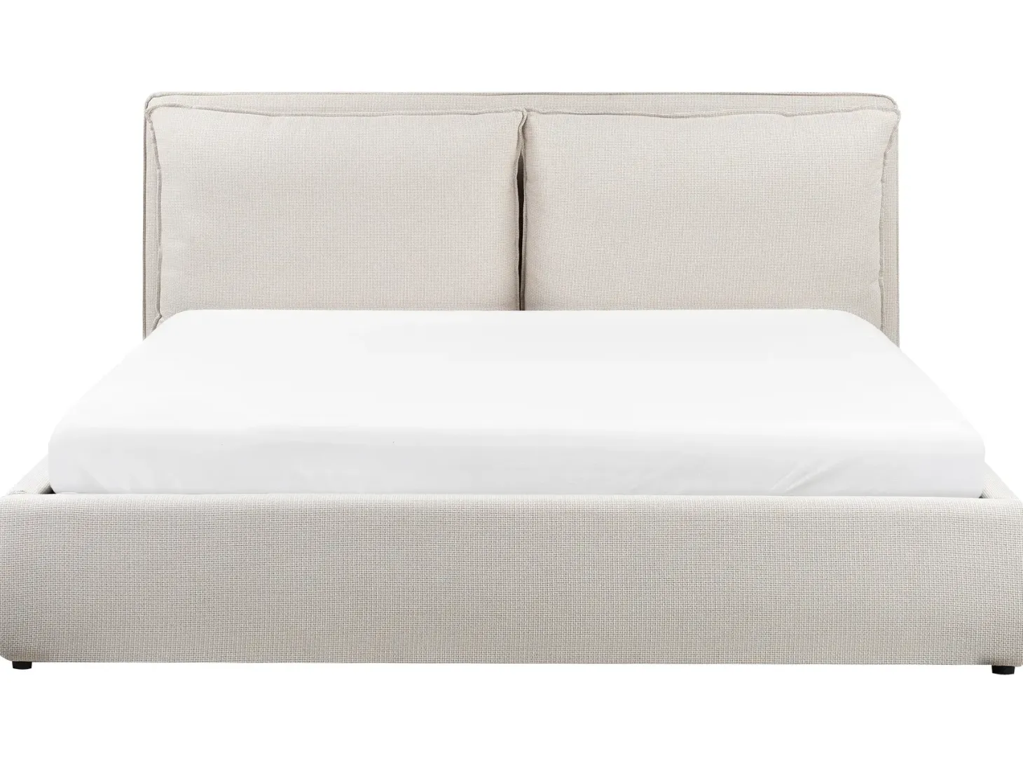 Seng med opbevaring BAJONNA Beige 180 x 200 cm