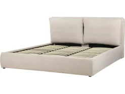 Seng med opbevaring BAJONNA Lys Beige 180 x 200 cm