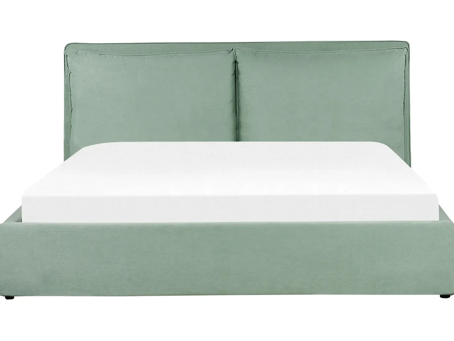 Seng med opbevaring BAJONNA Velour Mintgrøn 180 x 200 cm