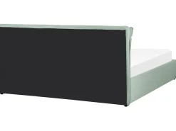 Seng med opbevaring BAJONNA Velour Mintgrøn 180 x 200 cm