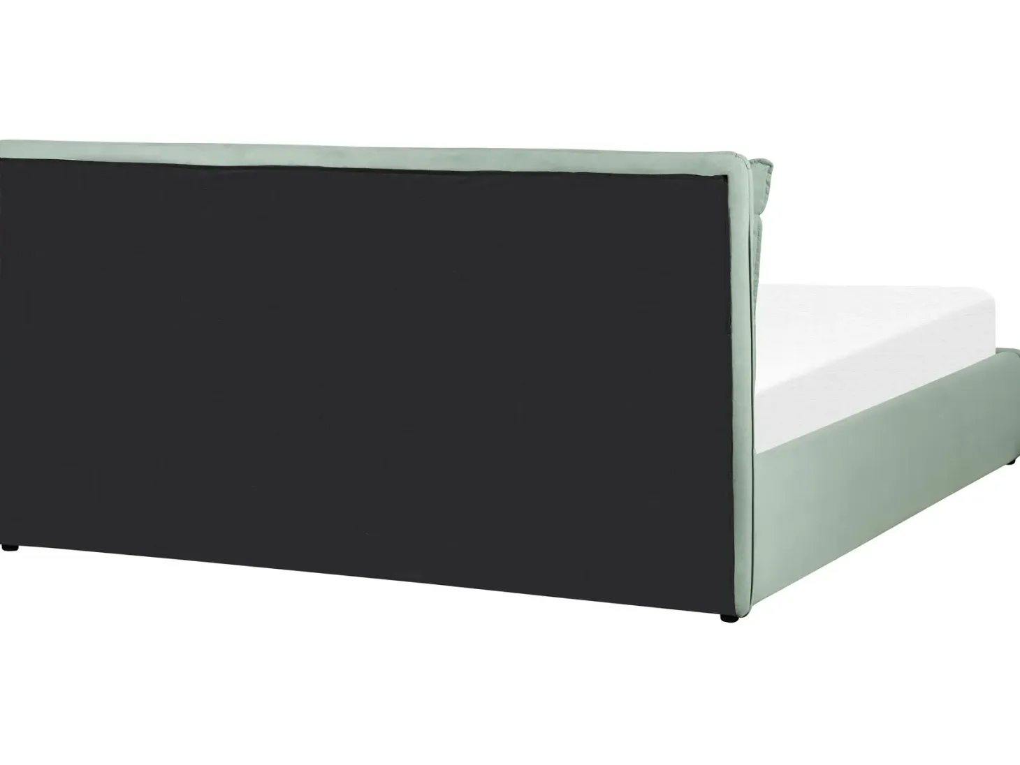 Seng med opbevaring BAJONNA Velour Mintgrøn 180 x 200 cm