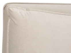 Seng med opbevaring BAJONNA Velour Beige 180 x 200 cm