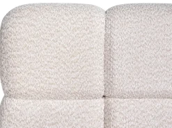 Seng med opbevaring BASTON Boucle Lys Beige 160 x 200 cm