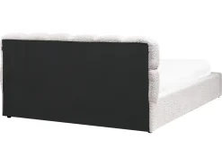 Seng med opbevaring BASTON Boucle Lys Beige 160 x 200 cm