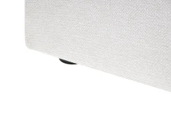 Seng med opbevaring BASTON Cremehvid 180 x 200 cm