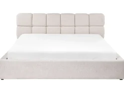 Seng med opbevaring BASTON Lys Beige 180 x 200 cm