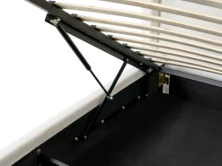 Seng med opbevaring BERNAY 180 x 200 cm Cremehvid
