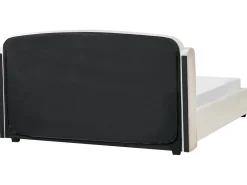 Seng med opbevaring BERNAY 180 x 200 cm Cremehvid