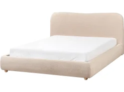 Seng med opbevaring BLAGNAC Boucle Beige 160 x 200 cm