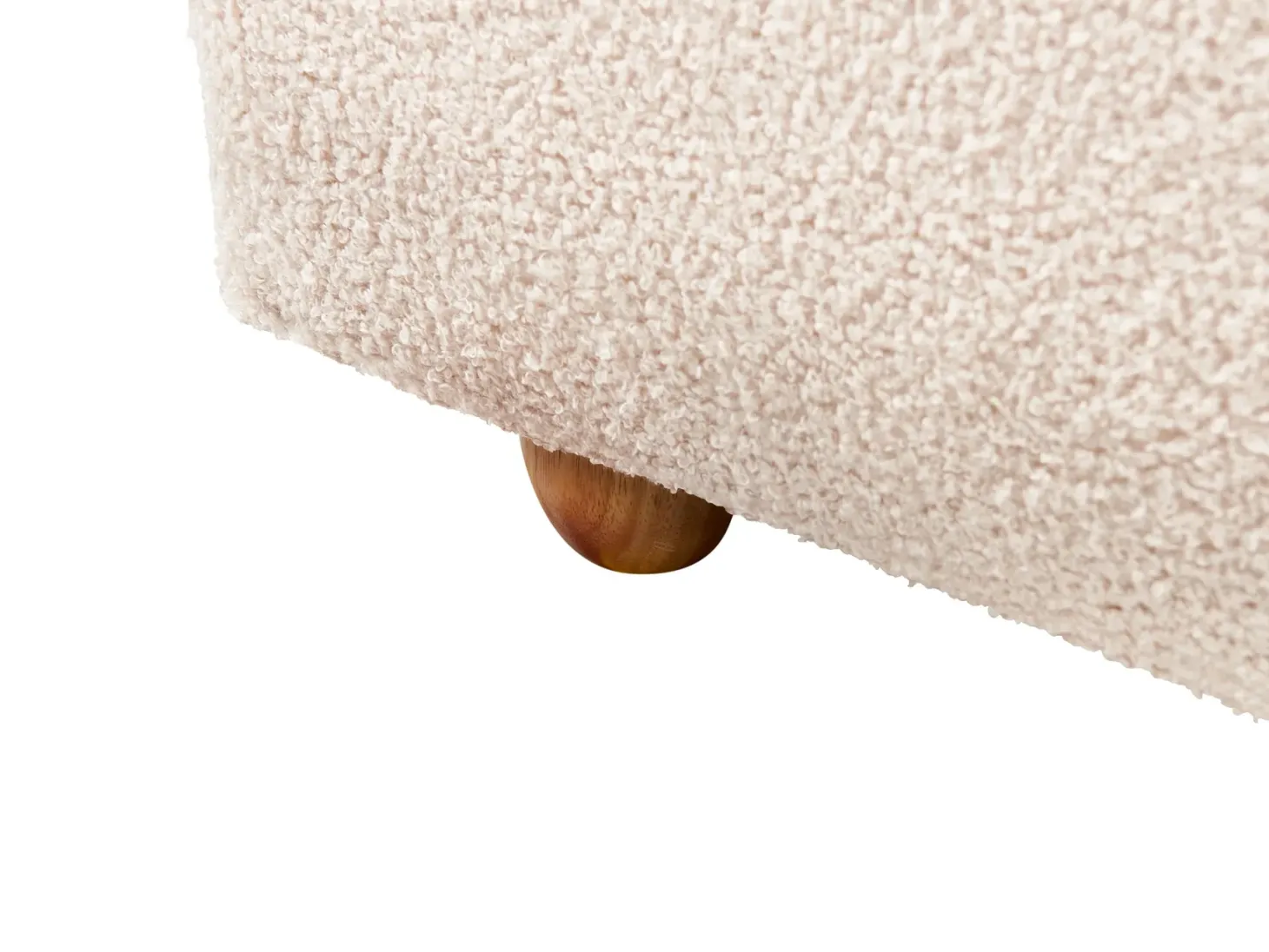 Seng med opbevaring BLAGNAC Boucle Lys Beige 180 x 200 cm