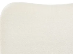Seng med opbevaring BLAGNAC Boucle Cremehvid 90 x 200 cm
