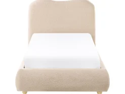 Seng med opbevaring BLAGNAC Boucle Beige 90 x 200 cm