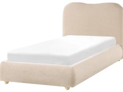Seng med opbevaring BLAGNAC Boucle Beige 90 x 200 cm