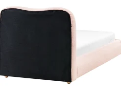 Seng med opbevaring BLAGNAC Boucle Lyserød 90 x 200 cm