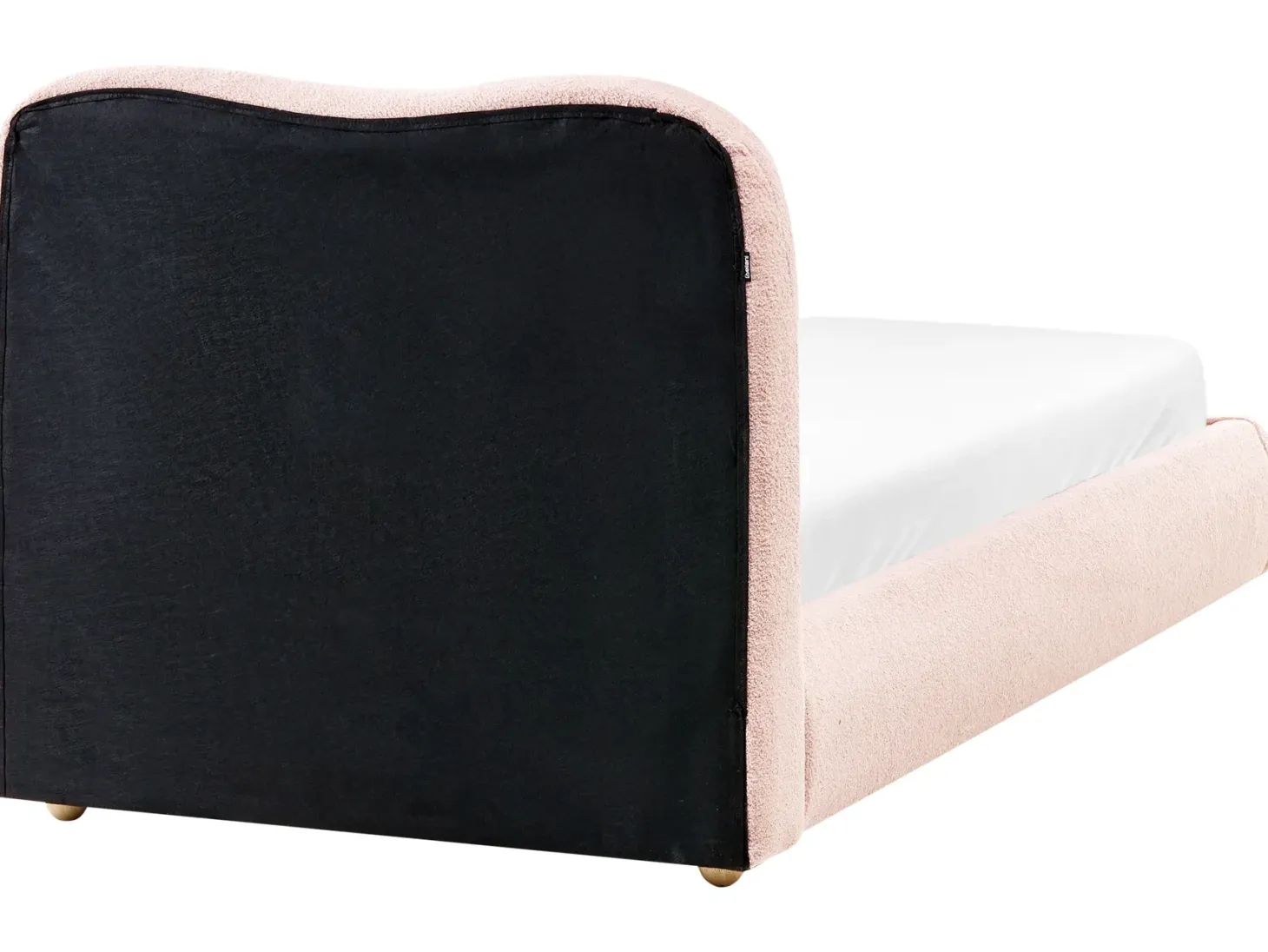 Seng med opbevaring BLAGNAC Boucle Lyserød 90 x 200 cm