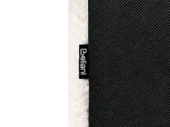 Seng med opbevaring BOUSSE Boucle Cremehvid 180 x 200 cm