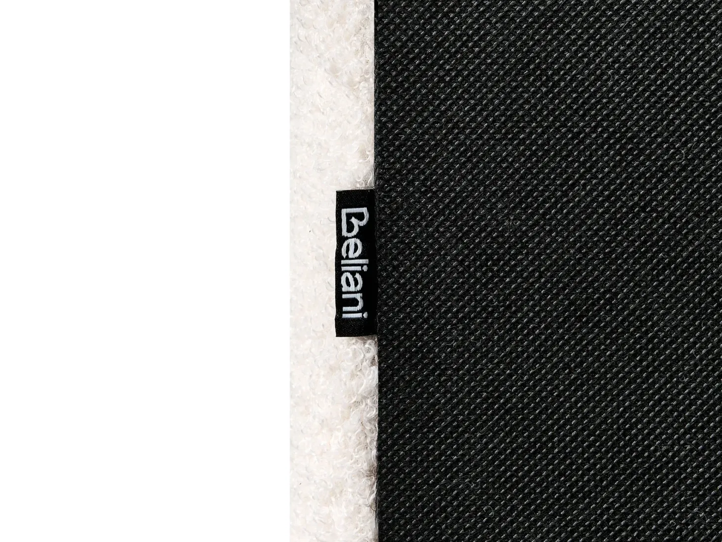 Seng med opbevaring BOUSSE Boucle Cremehvid 180 x 200 cm