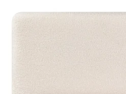 Seng med opbevaring BOUSSE Boucle Cremehvid 180 x 200 cm