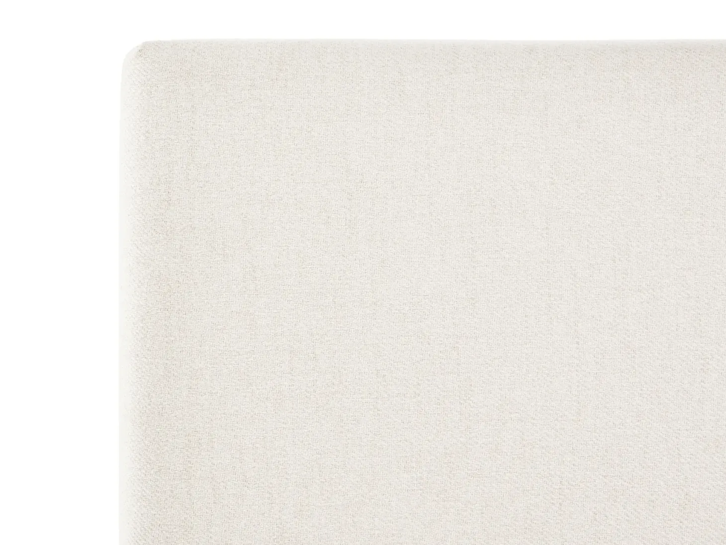 Seng med opbevaring BOUSSE Cremehvid 180 x 200 cm