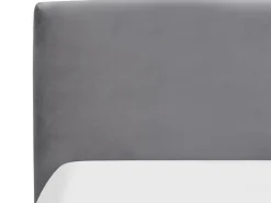 Seng med opbevaring BOUSSE Velour Mørkegrå 180 x 200 cm