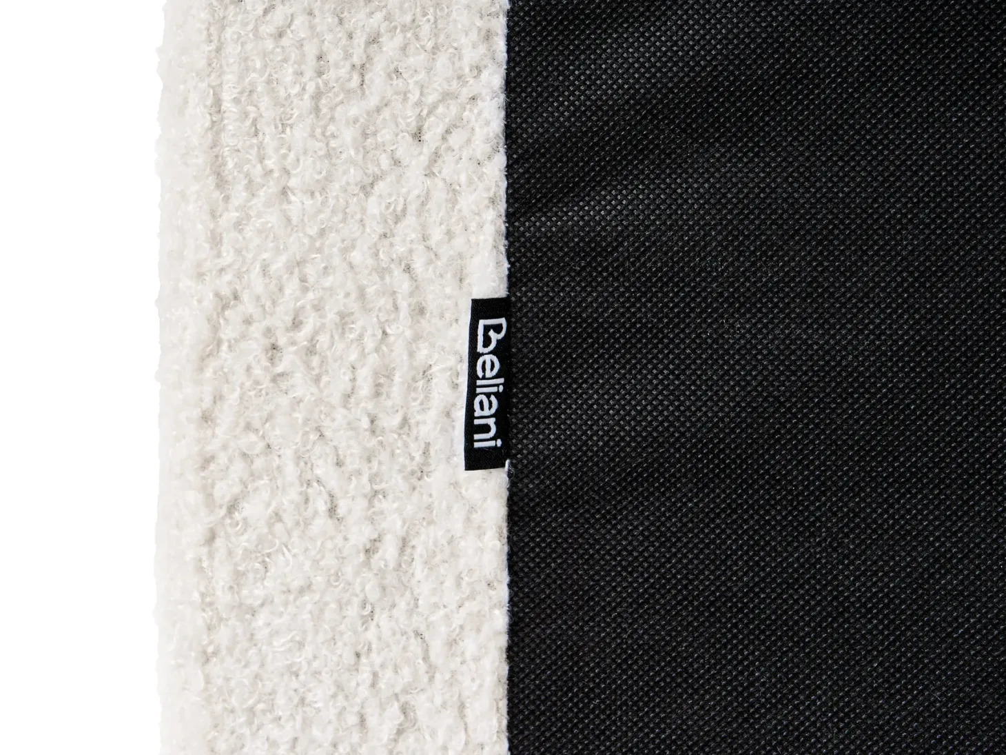 Seng med opbevaring BRENON Boucle Cremehvid 180 x 200 cm