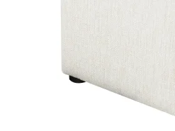 Seng med opbevaring CASTELNAVET Cremehvid 180 x 200 cm